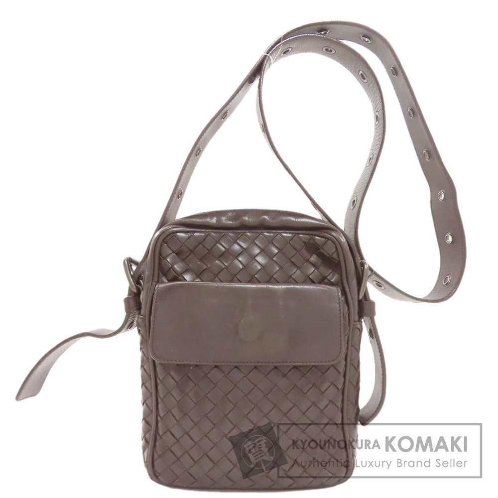 Bottega Veneta Intrecciato Shoulder Bag Leather